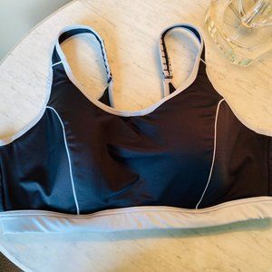 Full Beauty Womens High Impact Underwires Sports Bra Size 48D